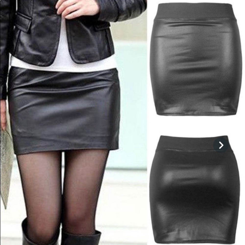 🔥Faux Leather Skirt for Her🔥